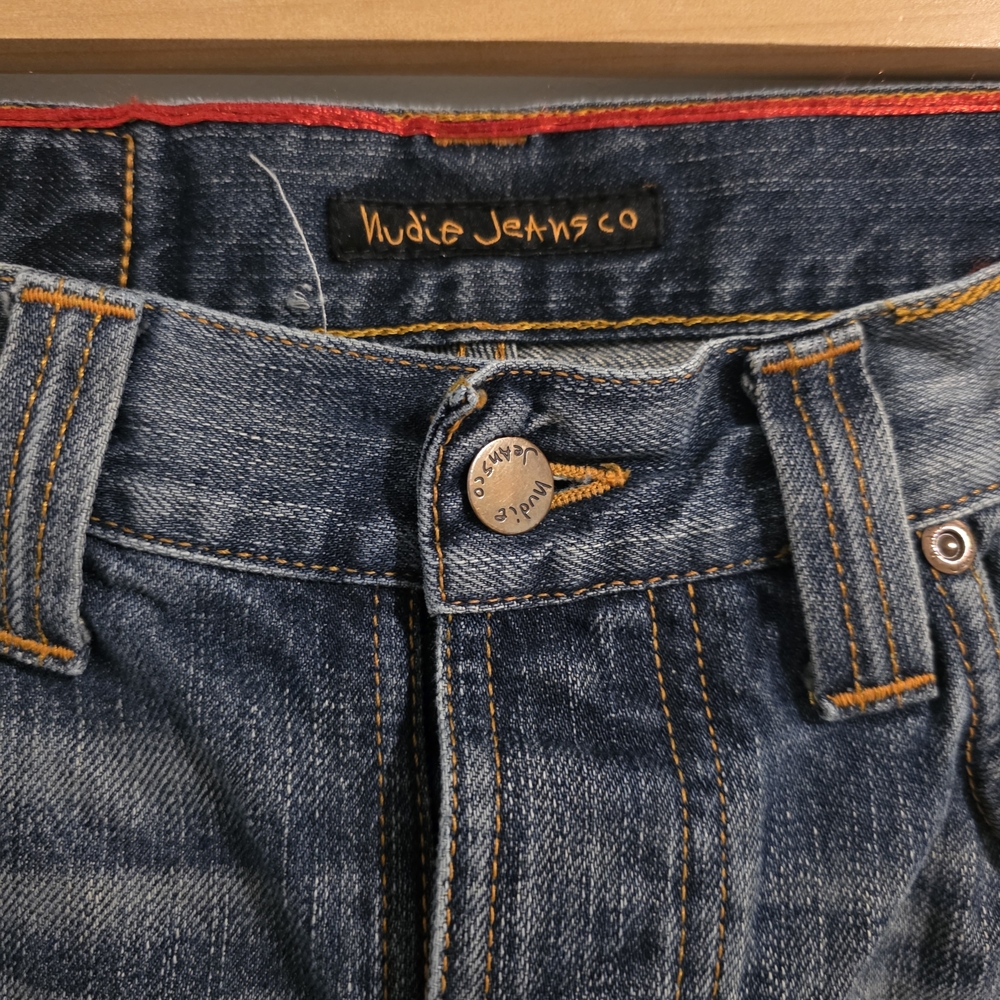 Nudie Jeans Dark Blue Skinny Jeans - Picture 7 of 16